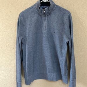 Tommy Hilfiger men’s quarter zip sweater , size M , light blue